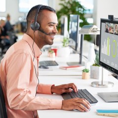 Logitech USB Headset H340 - Comfortable, High-Quality Audio for Clear Communication